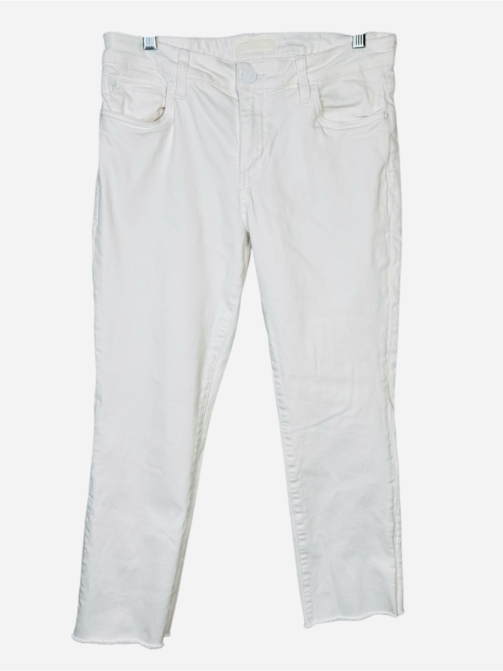 Kut from the Kloth Catherine Boyfriend Jeans White Size 6 Ankle